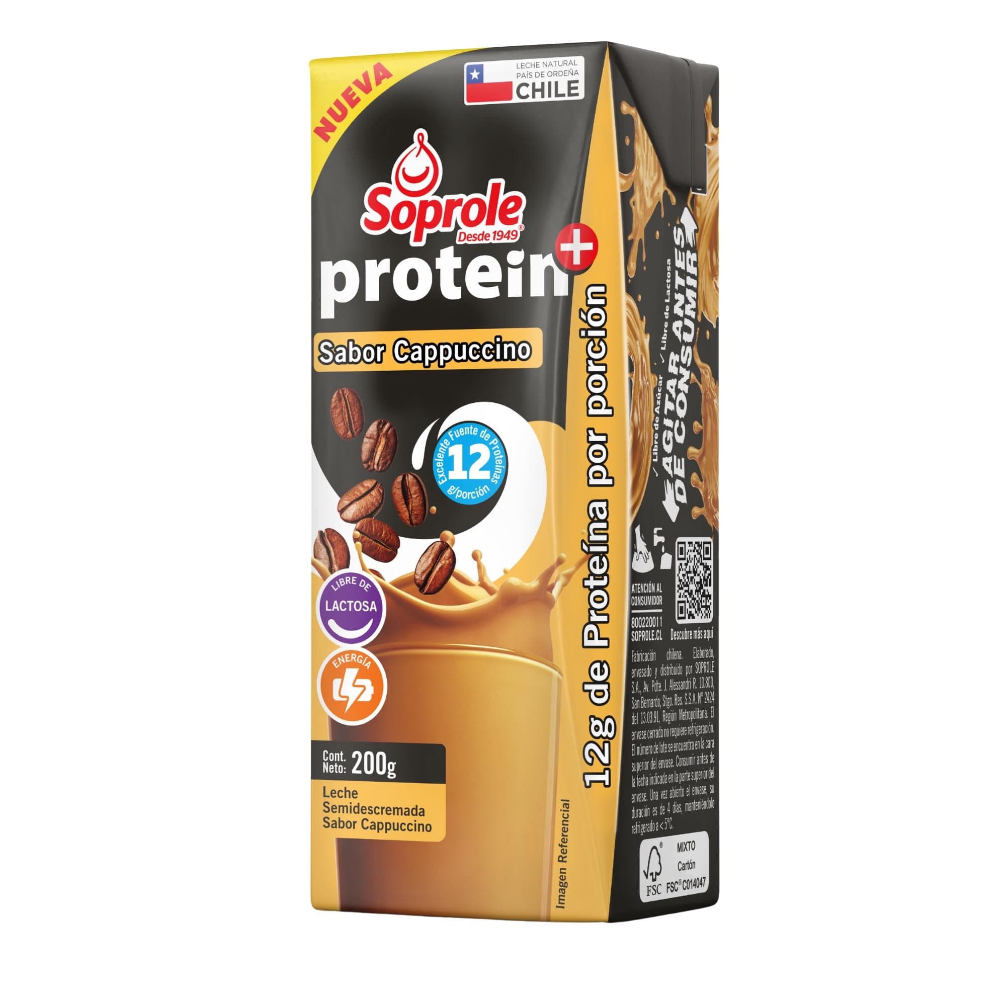 Leche Proteina Capuccino, 200 ml