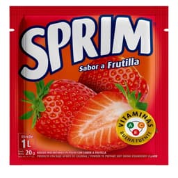 Jugo en Polvo Sabor Frutilla Sobre, 20 g