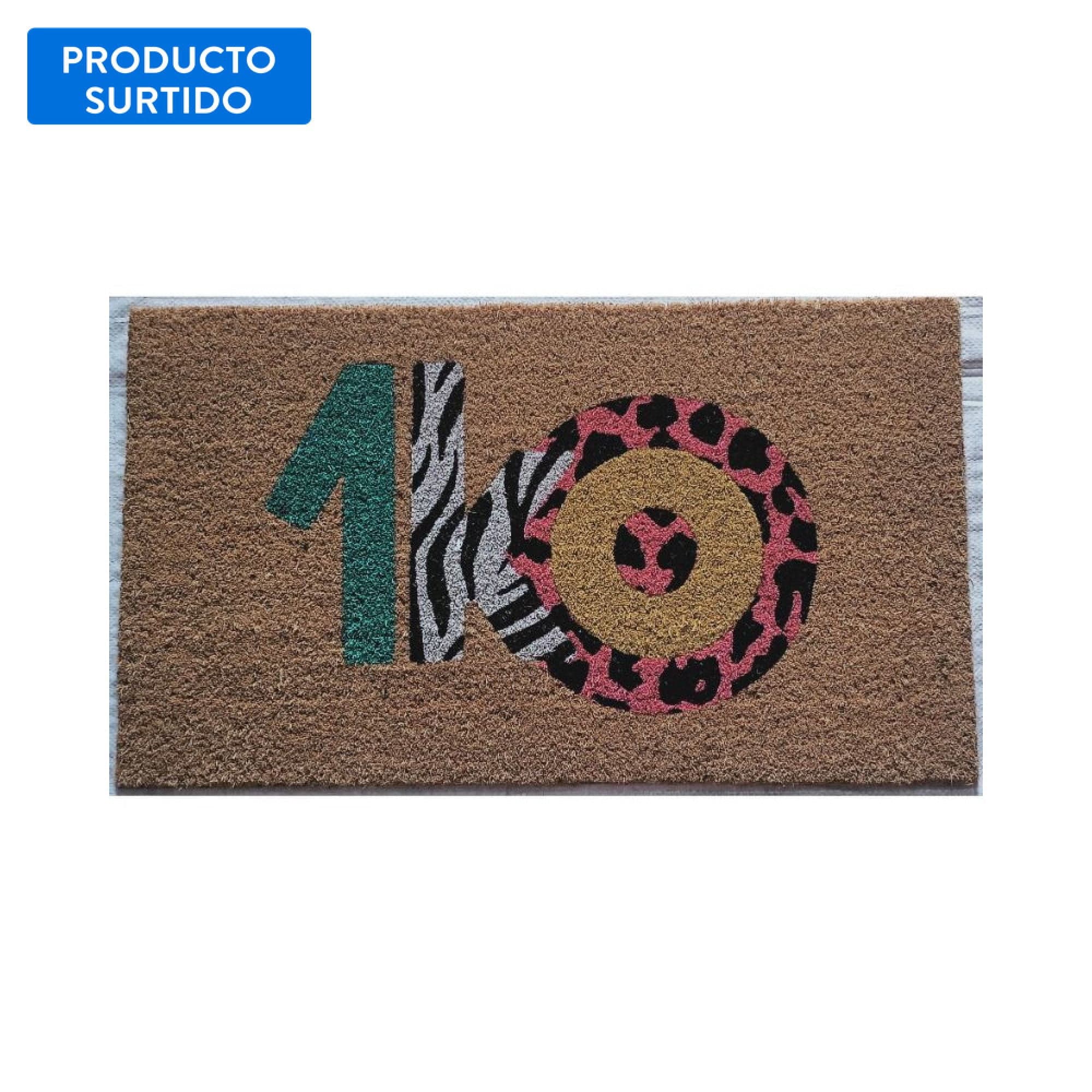 Limpiapies 1Ko Zebra 45x70 57% Vinyl & 43 % Coir
