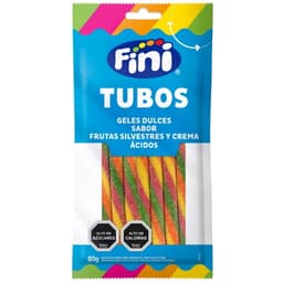 Tubos Frutas Silvestres Y Crema Acidos, 80 g