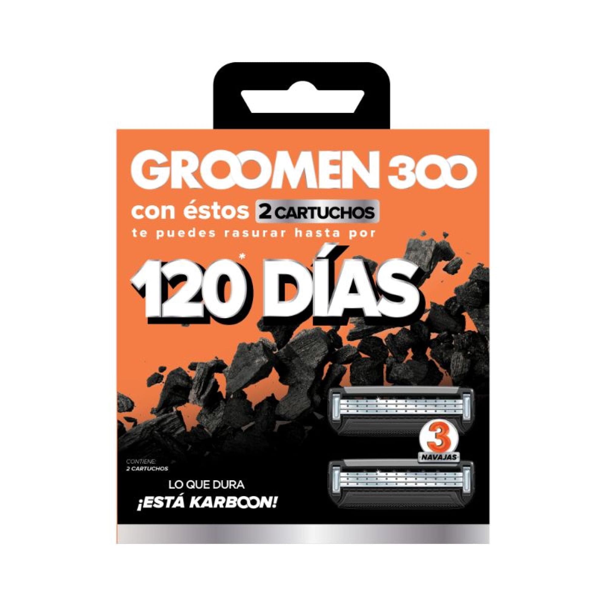 Repuestos de Afeitadora Groomen (2 Cartuchos), 1 Un