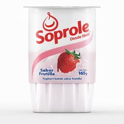 Yoghurt Batido Sabor Frutilla Pote, 165 g