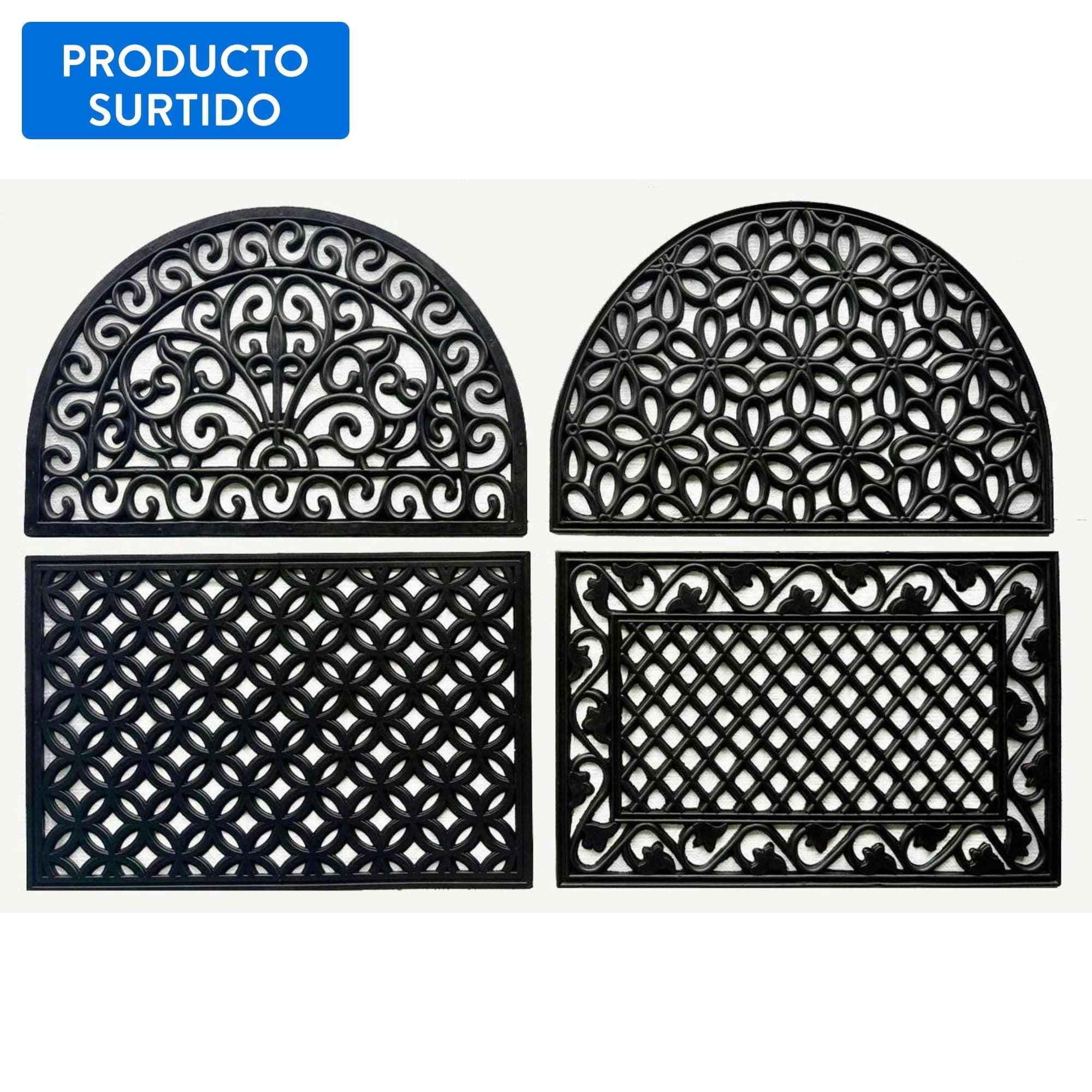 Limpiapies 40x60cm Goma Surtido