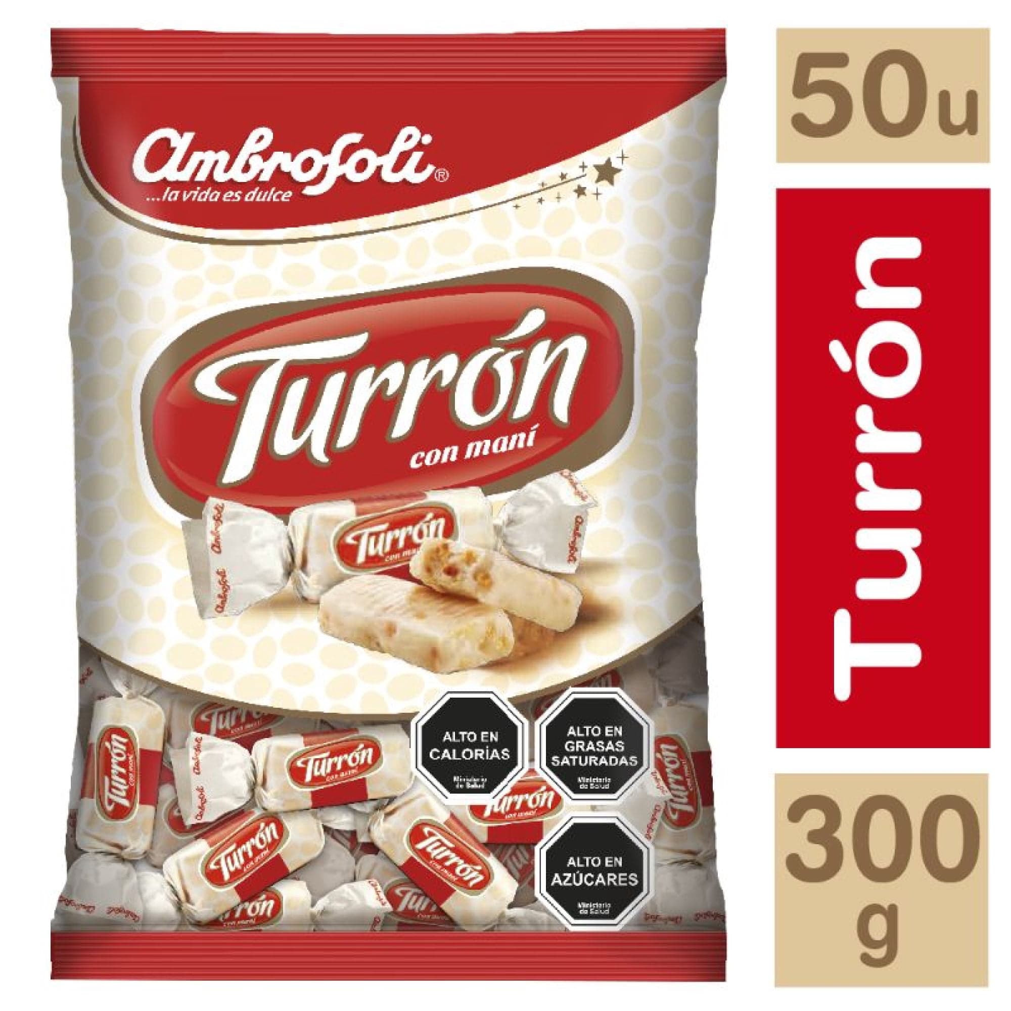 Turron con mani Mini, 300 g