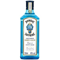 Gin Sapphire 40 Botella, 750 ml