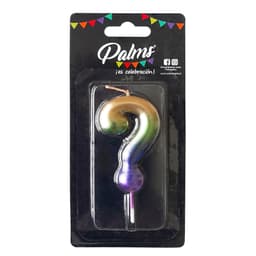 Vela Arcoiris Signo Interrogacion, 1 Un