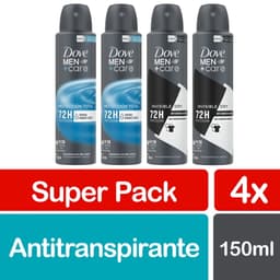 Pack Desodorante Aerosol Dove Men, 4 un de 150ml, 1 Un