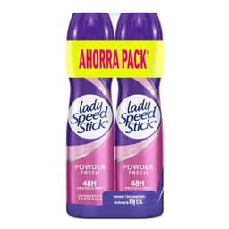 Desodorante Spray Lady Speed Stick Fresh Proteccion Mujer, 91 g 2 Un