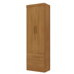 Closet Ro22Ci 2 Puertas 2 Cajones 4 Opciones Armado Canela