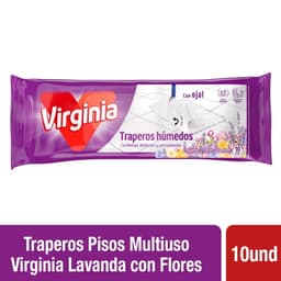 Trapero Humedo Flores Silvestres Bolsa Resellable, 10 Un