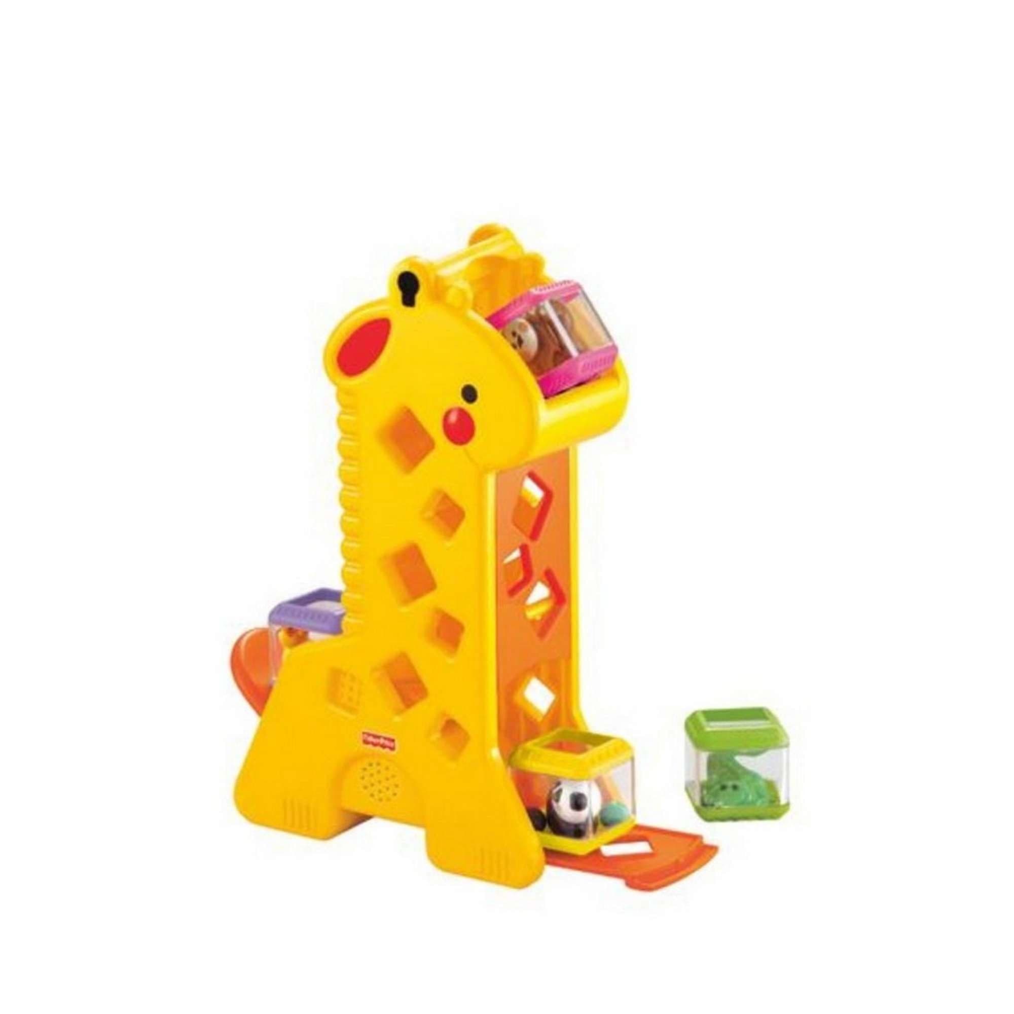 Fisher-Price Juguete para Bebes Jirafa Bloques Divertidos
