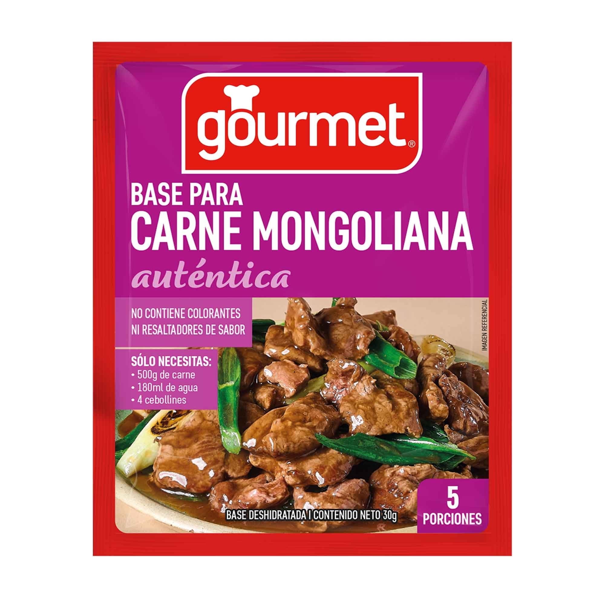 Base para Carne Mongoliana (5 Porciones) Sobre, 30 g