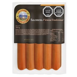 Salchicha Vienesa Tradicional 10 Un, 500 g