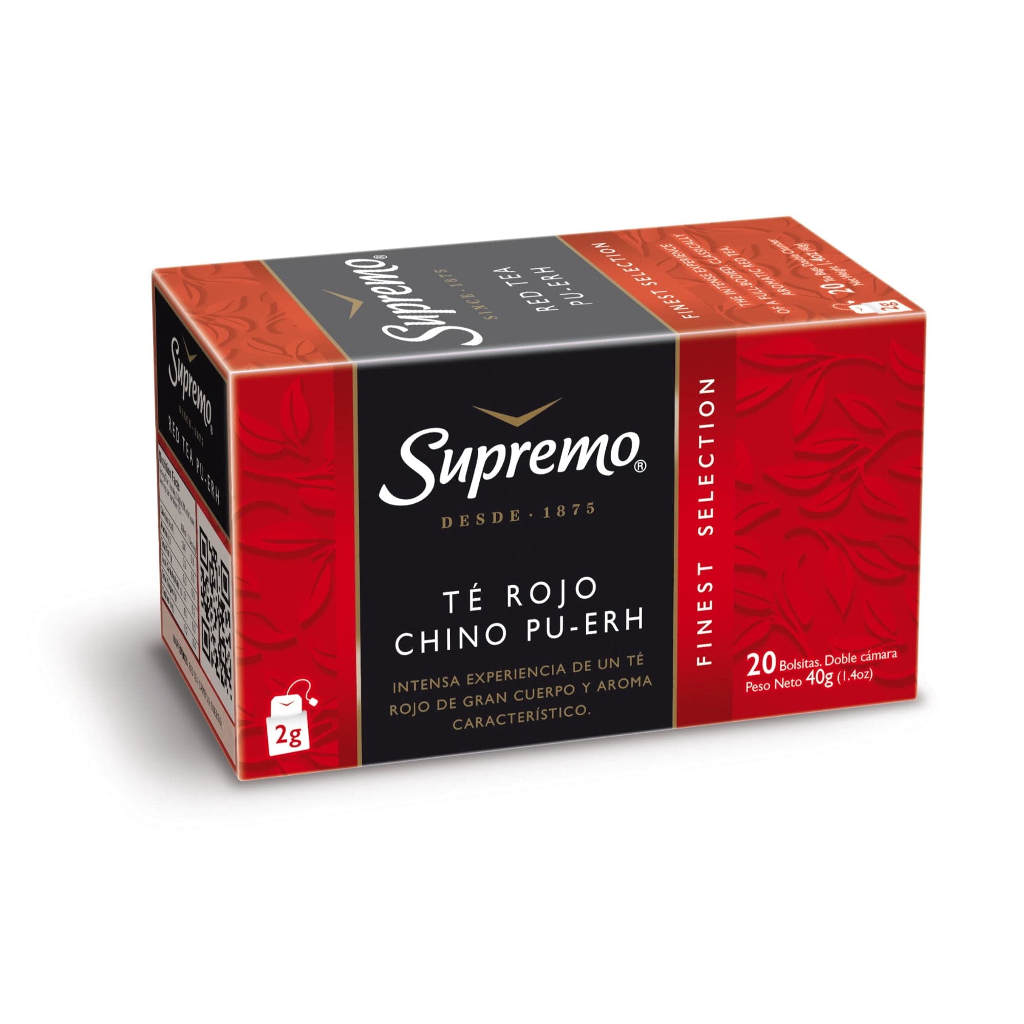 Te Rojo Chino Premium Caja, 40 g
