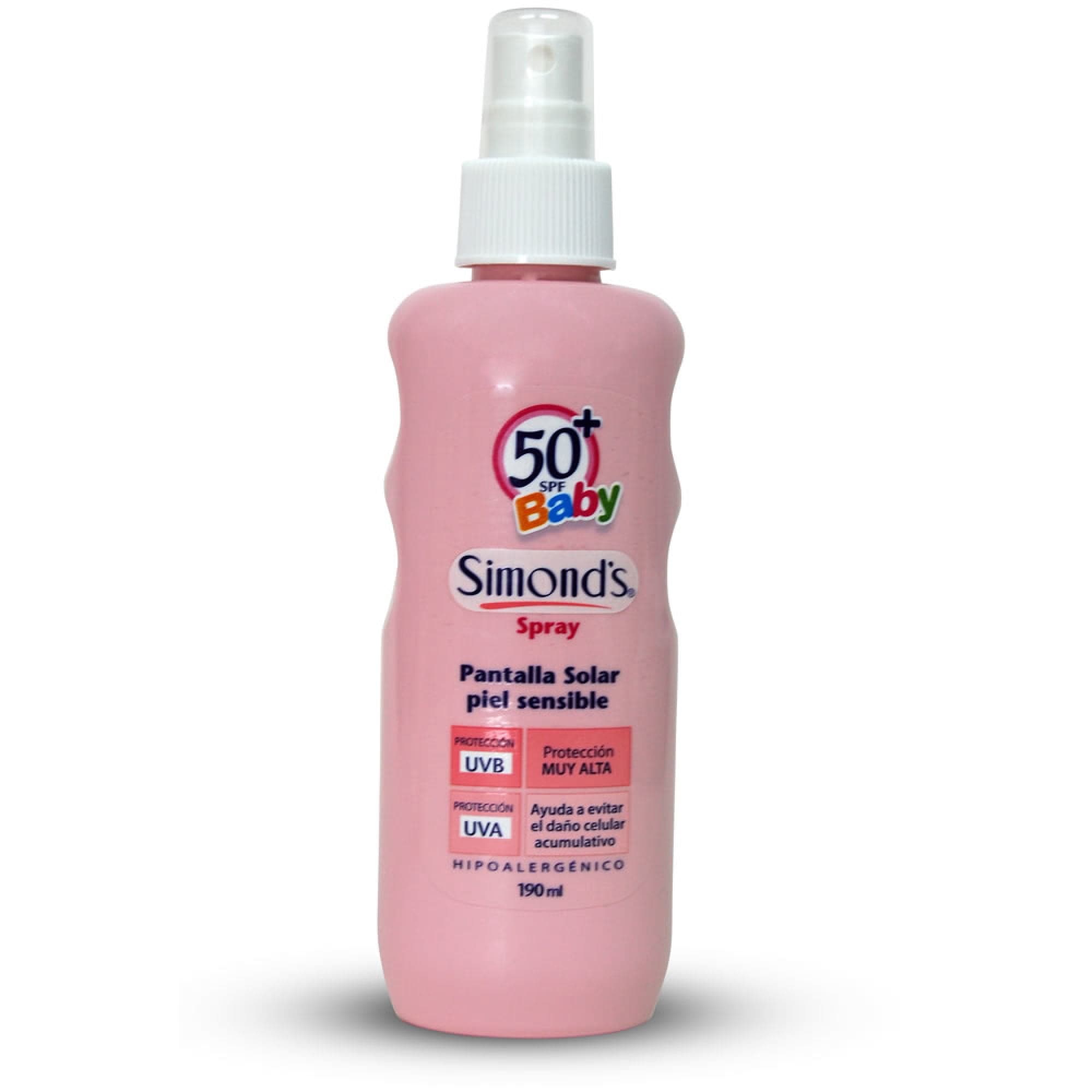 Protector solar Simonds spray baby fps50, 190 ml