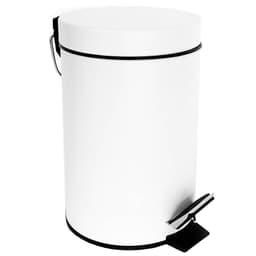 Basurero Cromado 3 Litros Metalico, 1 Un