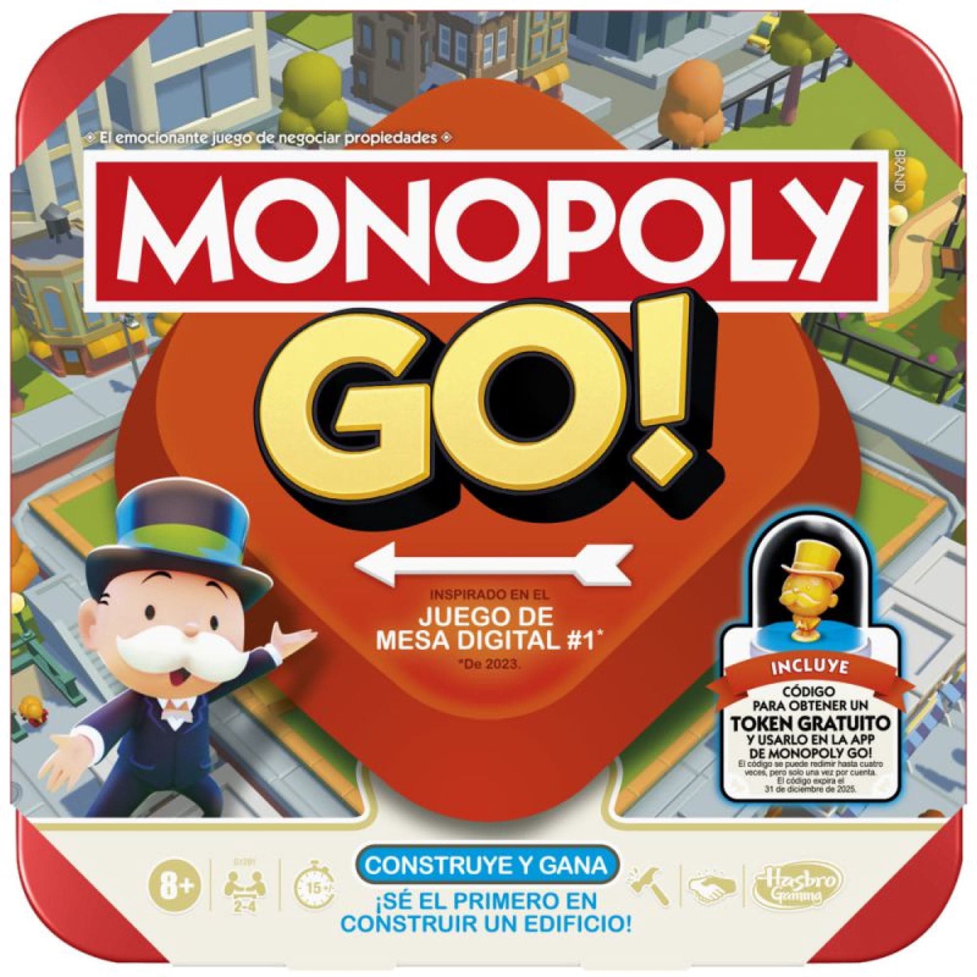 Juegos de Mesa Juego de Mesa Monopoly Go! Ninos y Adultos