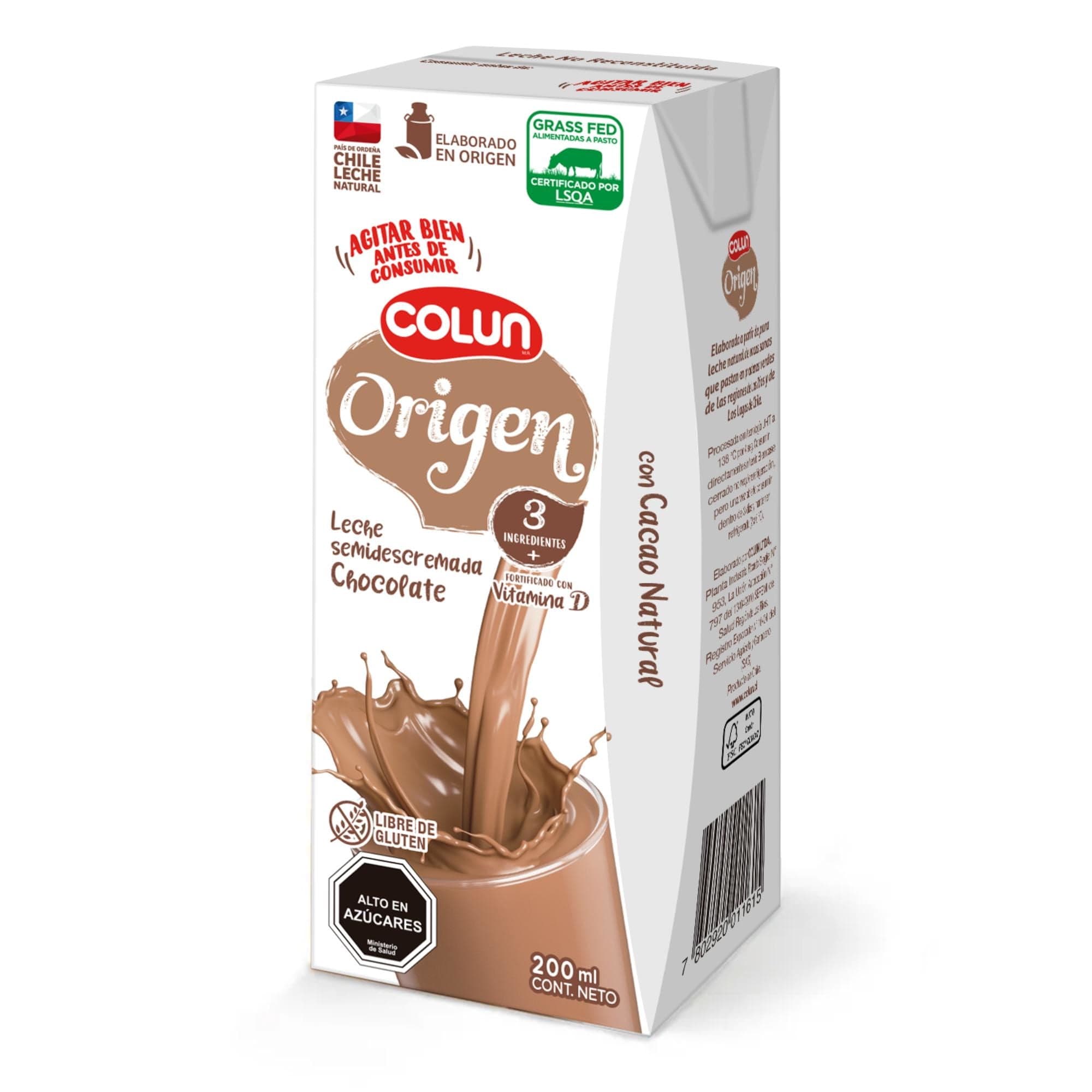 Leche Origen Chocolate, 200 ml