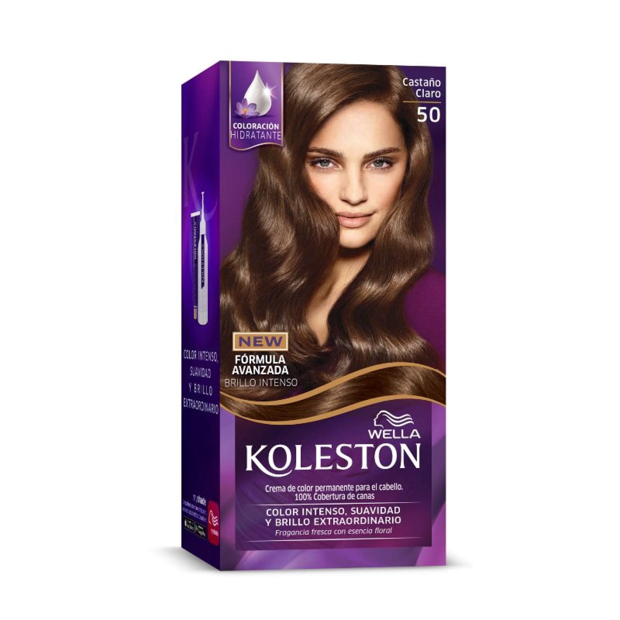 Pack Coloracion Koleston Cabello Castano Claro 50+Activa, 1 un