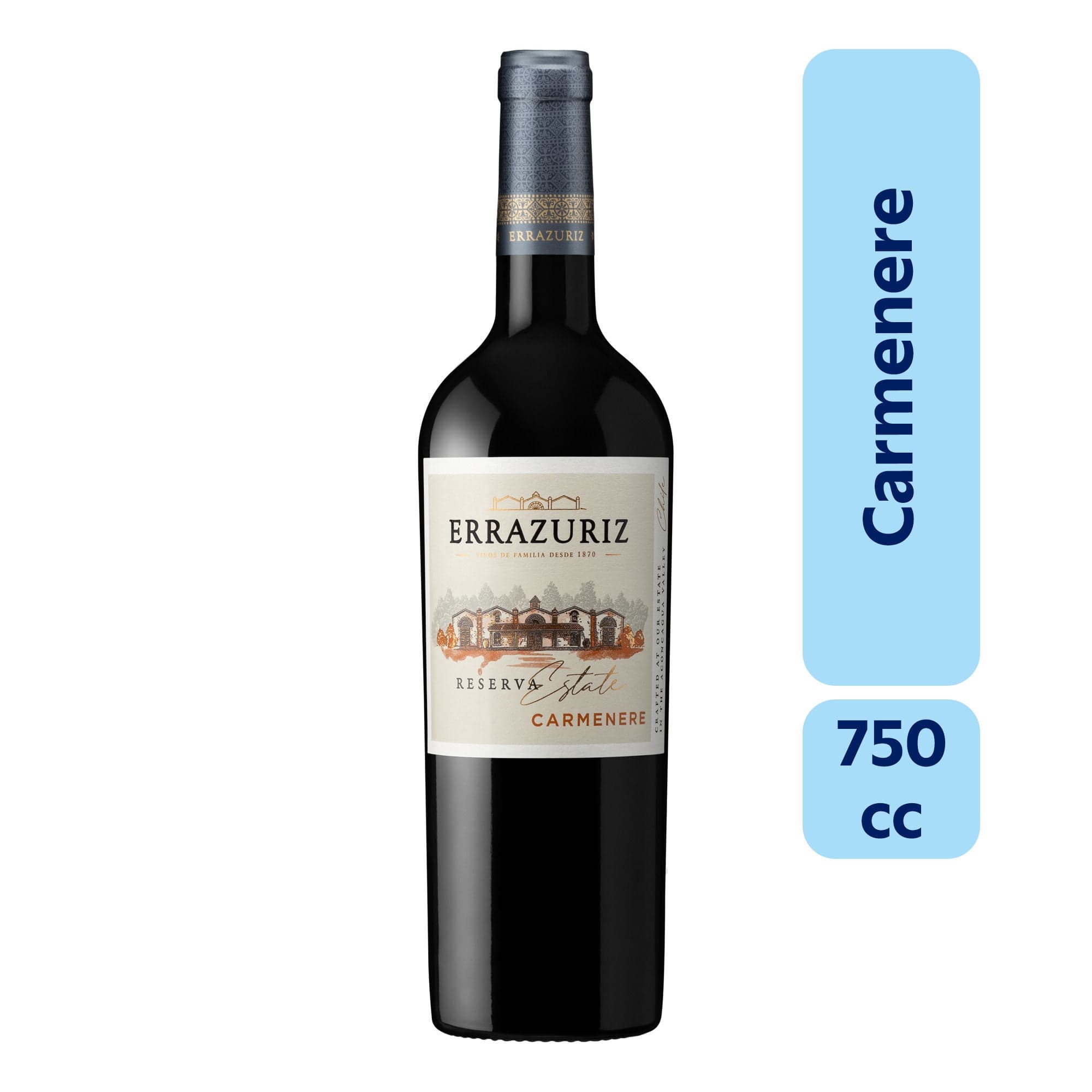 Vino Carmenere Botella, 750 mL