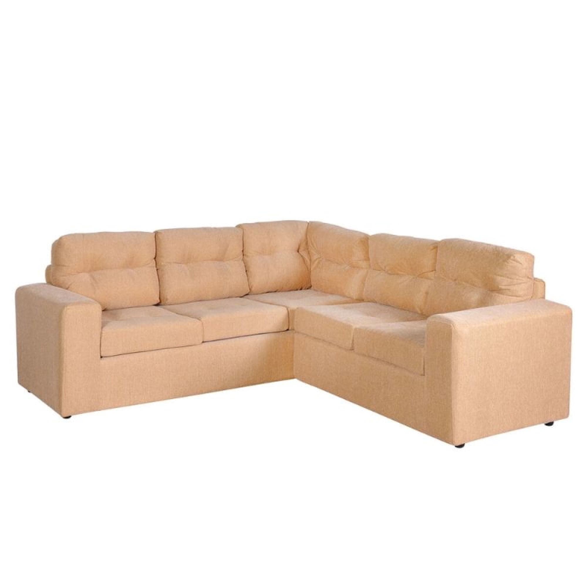 Sofa Seccional Liverpool 5 Cuerpos Tela Beige