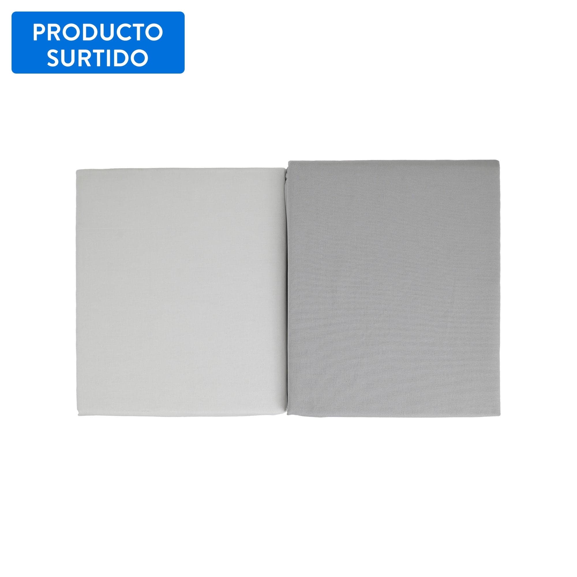 Set de 2 fundas de almohada solidas 144 hilos 50x70 cm