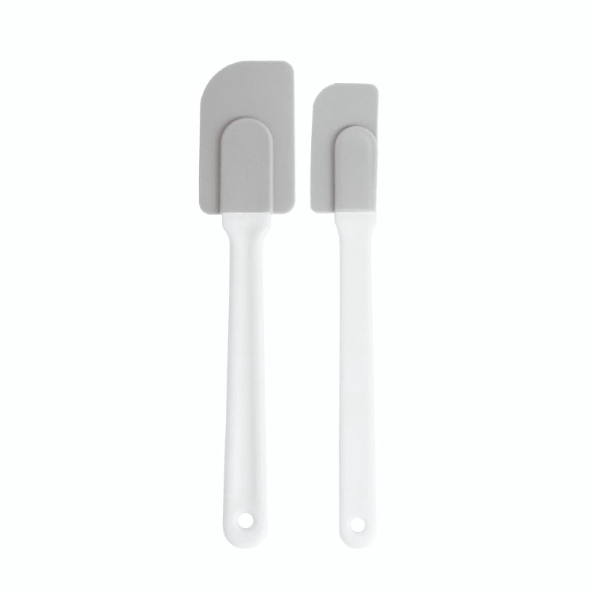 Set De Espatula Silicona Pastry 2 Piezas Gris - Blanco