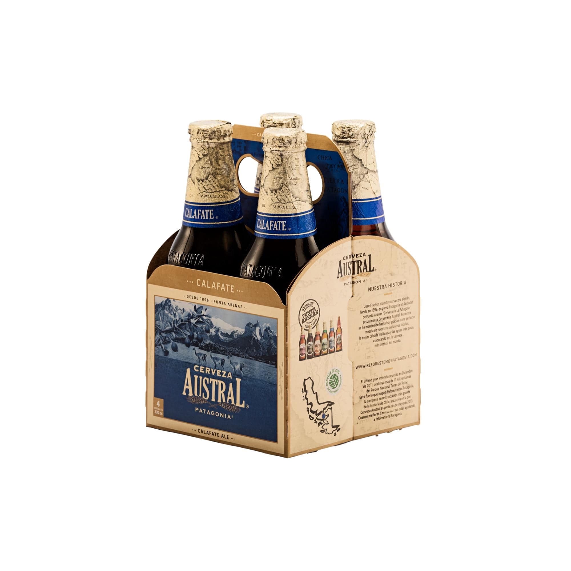 Cerveza Calafate Ale Botellas Pack, 4 Un