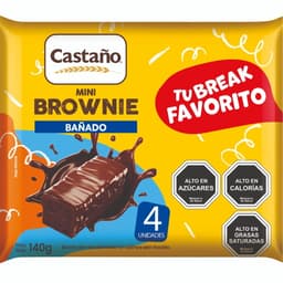 Mini Brownie Banado 4Un, 140 g